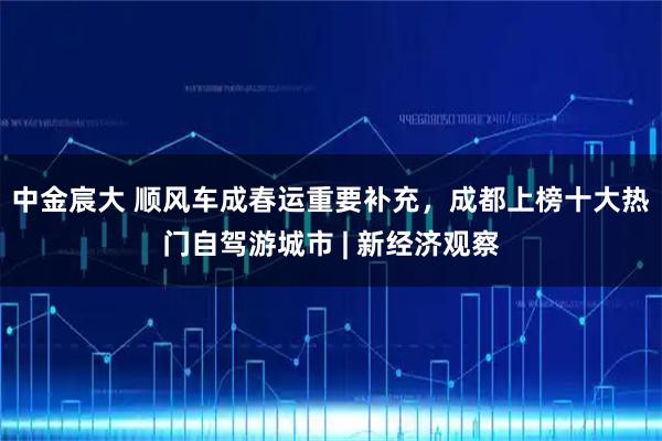 中金宸大 顺风车成春运重要补充，成都上榜十大热门自驾游城市 | 新经济观察